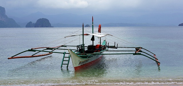 Bangka boat getting around Palawan Philippines transport cost