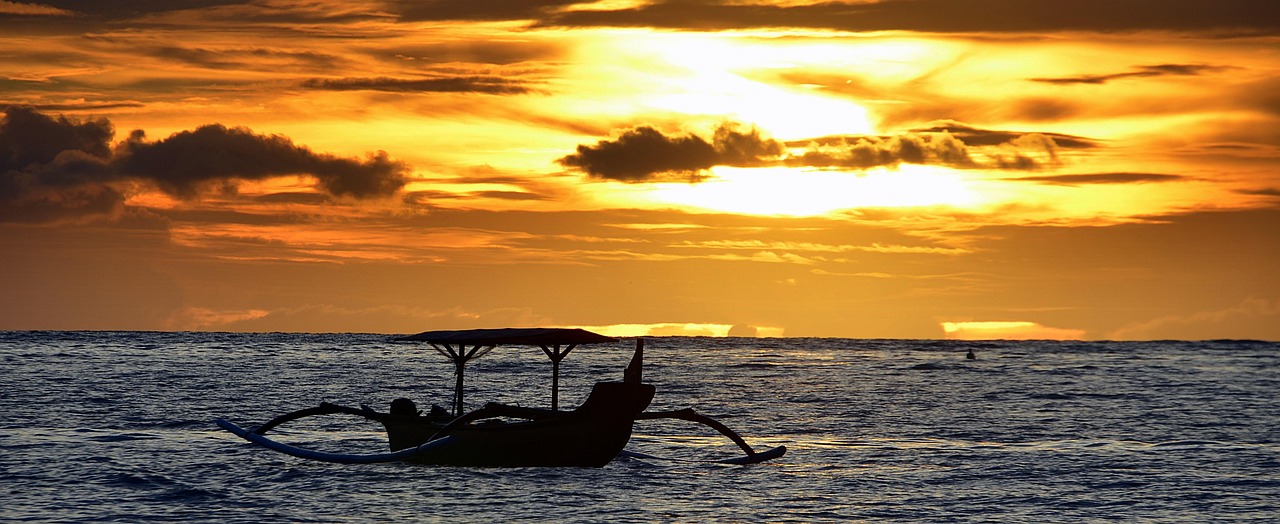 Traditional bangka boat island hopping Palawan Philippines