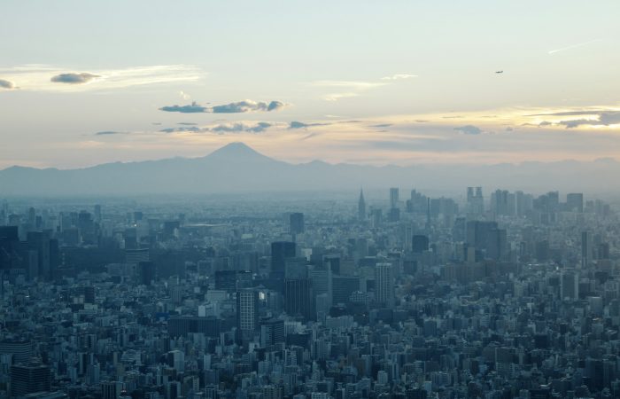 Aerial view of Tokyo skyline with Mount Fuji behind it, Japan travel guide for Filipinos