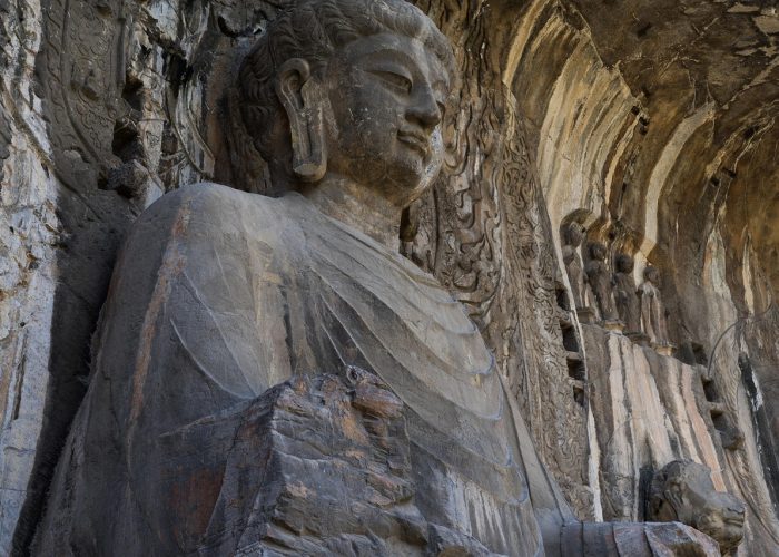 The Longmen Grottoes at Luoyang in Henan, China