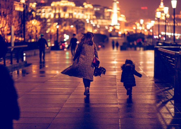 The Bund waterfront in Shanghai, China